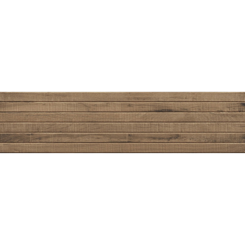 Mexen Western Wood Natural glazed rectified stoneware G1, wood-like wall tile 120 x 30 cm, matte - TL702-120-030-53