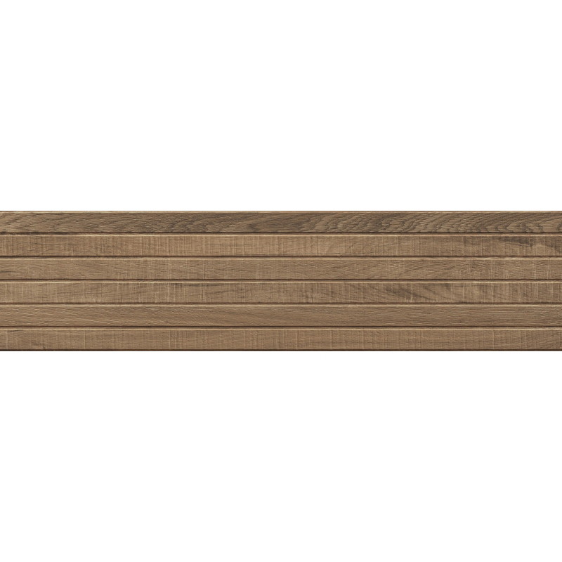 Mexen Western Wood Natural glazed rectified stoneware G1, wood-like wall tile 120 x 30 cm, matte - TL702-120-030-53