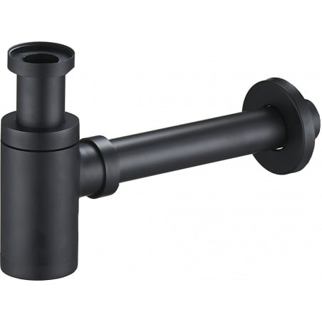 Mexen Half Siphon Washbasin Round, Black - 79950-70