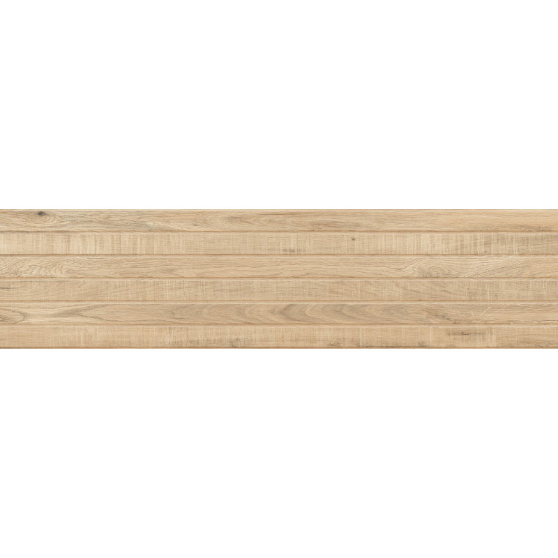 Mexen Western Wood Miele Glazed Rectified Porcelain Stoneware, Wood-Like Wall Tile 120 x 30 cm, Matte - TL702-120-030-57