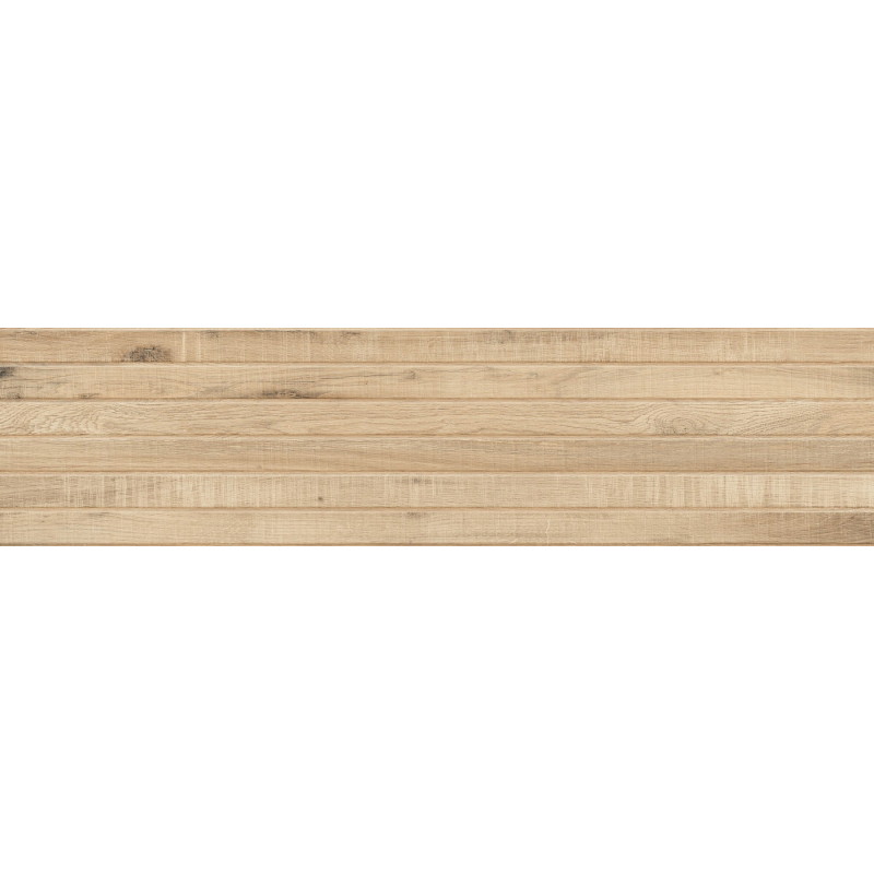 Mexen Western Wood Miele Glazed Rectified Porcelain Stoneware, Wood-Like Wall Tile 120 x 30 cm, Matte - TL702-120-030-57