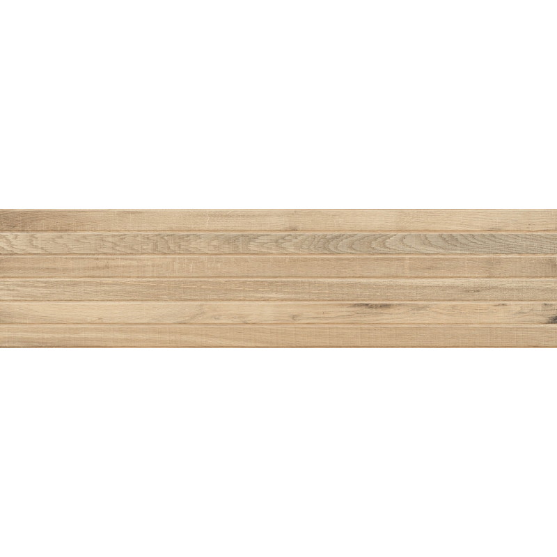 Mexen Western Wood Miele Glazed Rectified Porcelain Stoneware, Wood-Like Wall Tile 120 x 30 cm, Matte - TL702-120-030-57