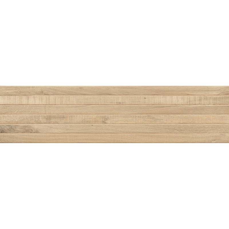 Mexen Western Wood Miele Glazed Rectified Porcelain Stoneware, Wood-Like Wall Tile 120 x 30 cm, Matte - TL702-120-030-57