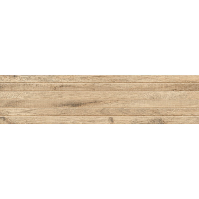 Mexen Western Wood Miele Glazed Rectified Porcelain Stoneware, Wood-Like Wall Tile 120 x 30 cm, Matte - TL702-120-030-57