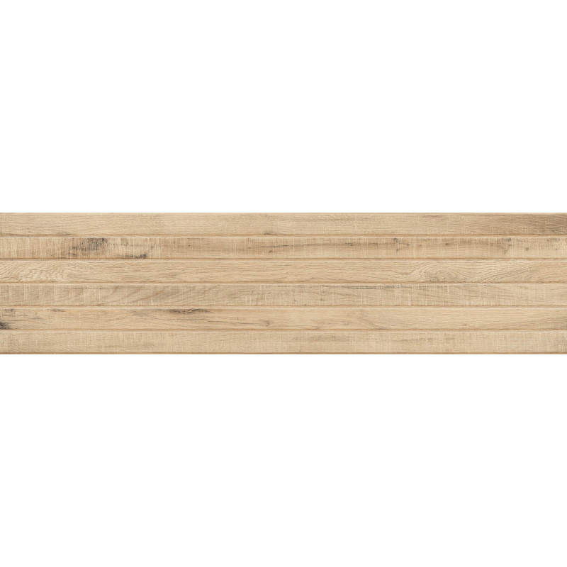 Mexen Western Wood Miele Glazed Rectified Porcelain Stoneware, Wood-Like Wall Tile 120 x 30 cm, Matte - TL702-120-030-57