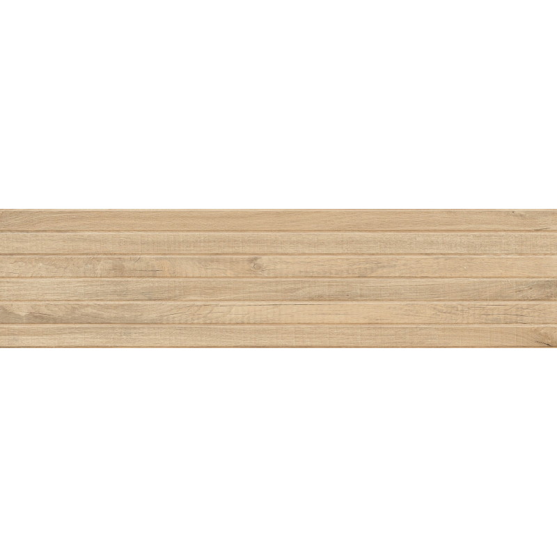 Mexen Western Wood Miele Glazed Rectified Porcelain Stoneware, Wood-Like Wall Tile 120 x 30 cm, Matte - TL702-120-030-57