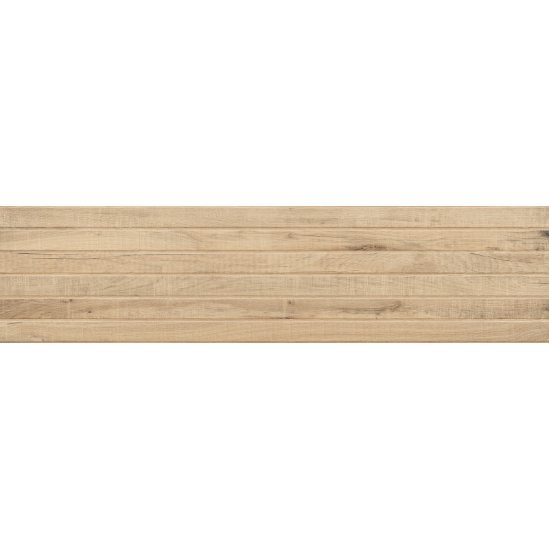 Mexen Western Wood Miele Glazed Rectified Porcelain Stoneware, Wood-Like Wall Tile 120 x 30 cm, Matte - TL702-120-030-57