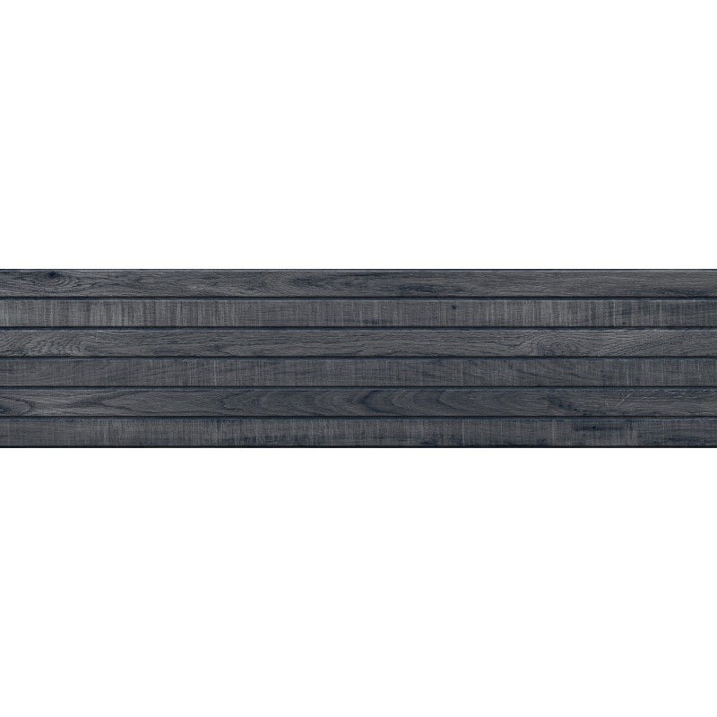Mexen Western Wood Nero glazed rectified stoneware G1, wood-like floor-wall tile 120 x 30 cm, matte - TL702-120-030-58