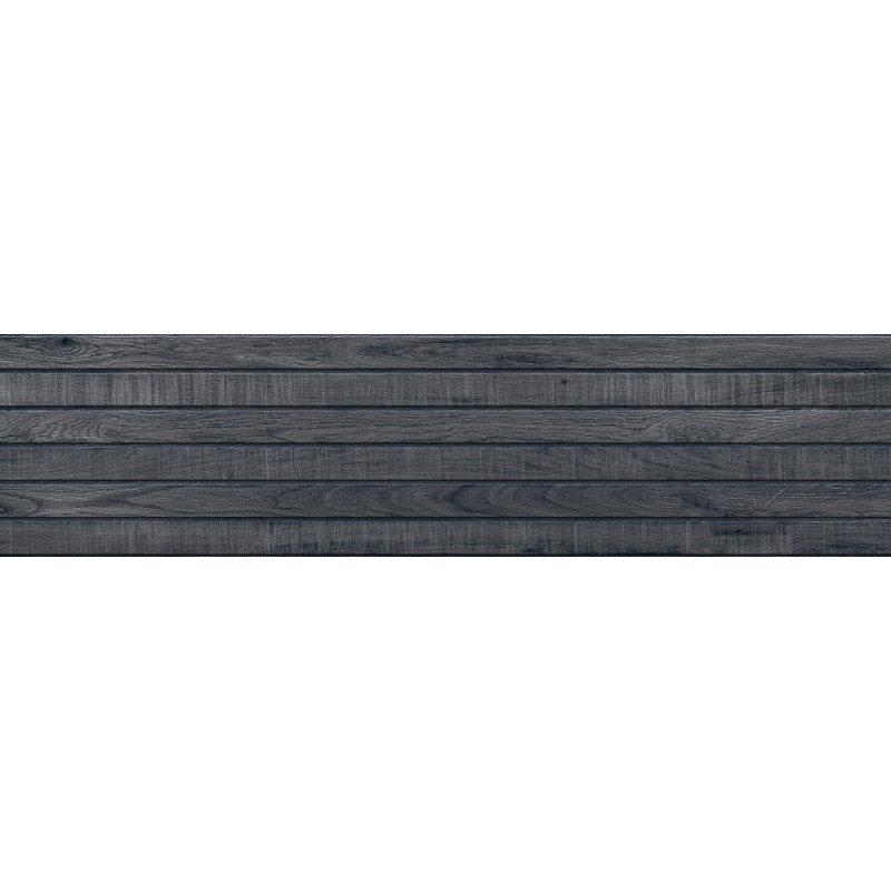 Mexen Western Wood Nero glazed rectified stoneware tile G1, wood-like wall tile 120 x 30 cm, matte - TL702-120-030-58