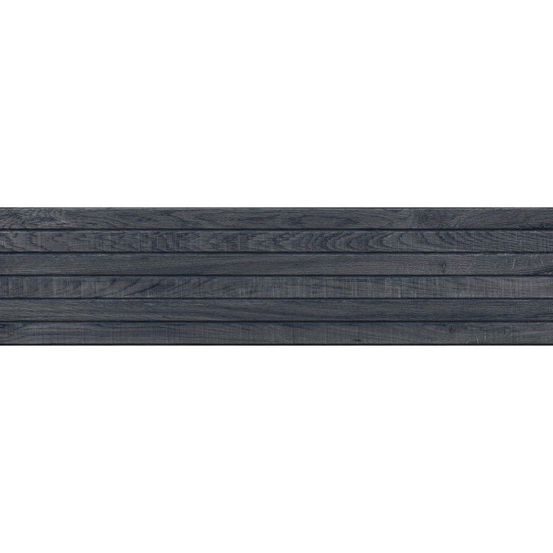 Mexen Western Wood Nero glazed rectified stoneware G1, wood-like floor-wall tile 120 x 30 cm, matte - TL702-120-030-58