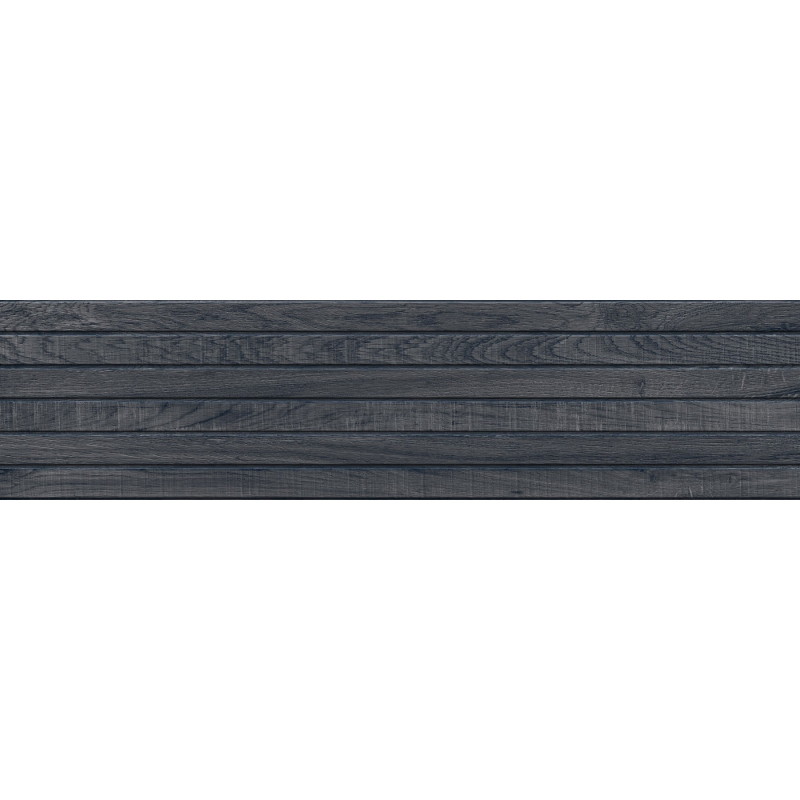 Mexen Western Wood Nero glazed rectified stoneware tile G1, wood-like wall tile 120 x 30 cm, matte - TL702-120-030-58