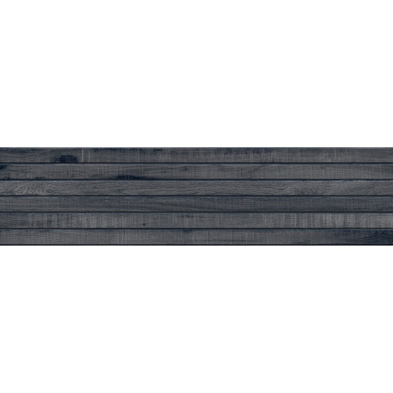 Mexen Western Wood Nero glazed rectified gres. G1, wood-like wall tile 120 x 30 cm, matte - TL702-120-030-58