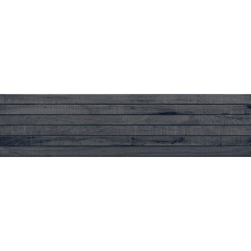 Mexen Western Wood Nero glazed rectified stoneware G1, wood-like floor-wall tile 120 x 30 cm, matte - TL702-120-030-58