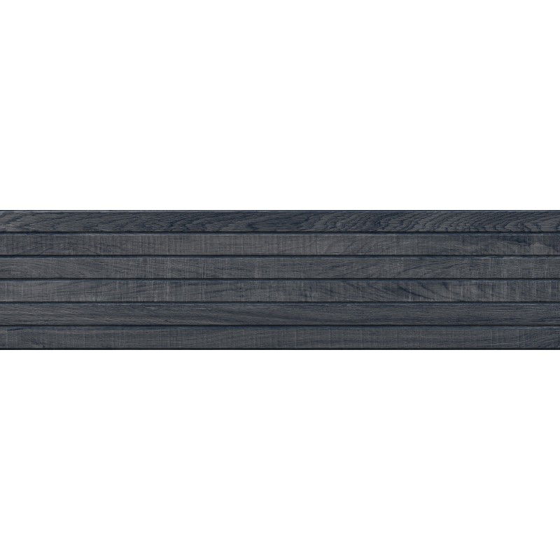 Mexen Western Wood Nero glazed rectified stoneware G1, wood-like floor-wall tile 120 x 30 cm, matte - TL702-120-030-58