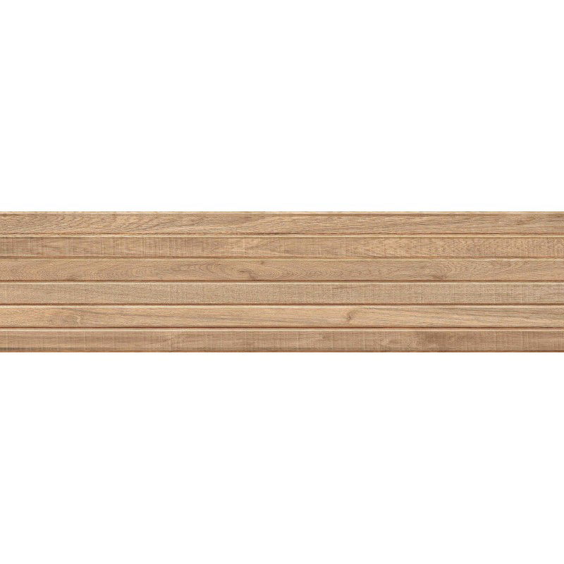 Mexen Mulberry Wood Honey Glazed Rectified Porcelain, Wood-Like Wall Tile 120 x 30 cm, Matte - TL703-120-030-51