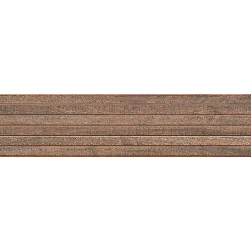 Mexen Mulberry Wood Brown Glazed Rectified Gres, Wood-like Wall Tile 120 x 30 cm, Matte - TL703-120-030-50