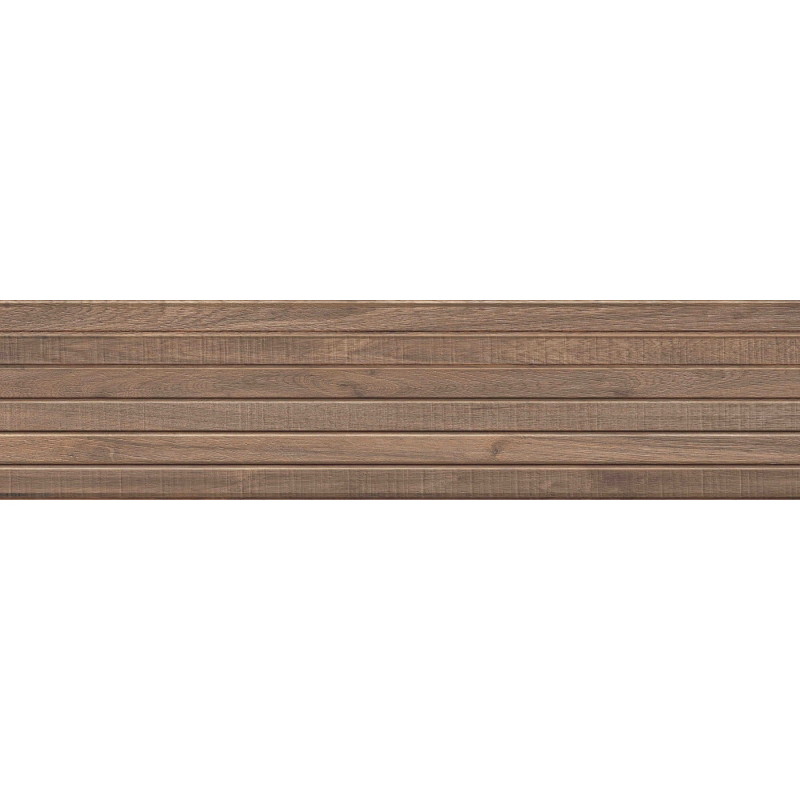 Mexen Mulberry Wood Brown Glazed Rectified Gres, Wood-like Wall Tile 120 x 30 cm, Matte - TL703-120-030-50