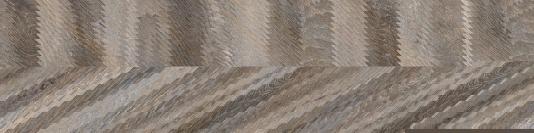 Mexen Native Black glazed rectified stoneware G1, wood-like floor-wall tile 120 x 30 cm, carving - TL704-120-030-00