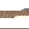 Mexen Native Brown glazed rectified G1 gres, wood-like floor and wall tile 120 x 30 cm, carving - TL704-120-030-01