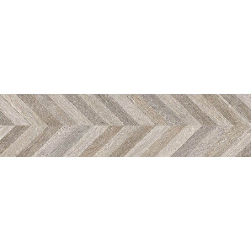 Mexen Native Glazed rectified stoneware, wood-like floor and wall tile 120 x 30 cm, carving - TL704-120-030-02