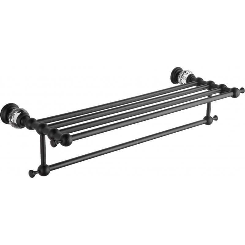 Mexen Estela towel rack, black - 7011520-70
