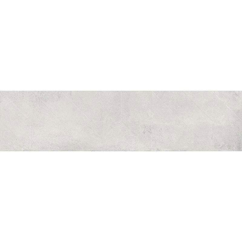 Mexen Lassa Spiga Bianco glazed rectified porcelain stoneware. G1, wall tile 120 x 30 cm, matte - TL705-120-030-52