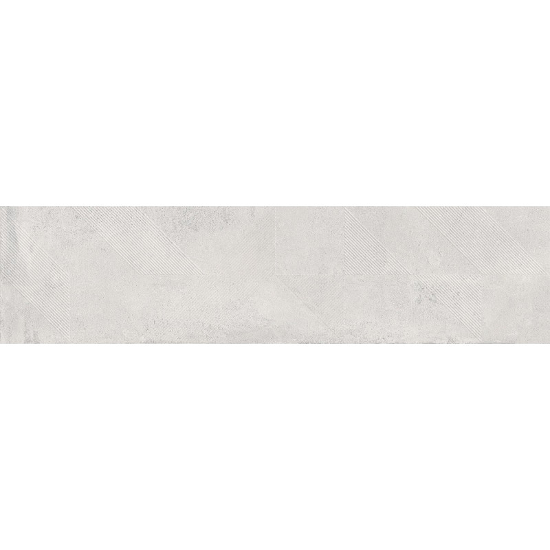 Mexen Lassa Spiga Bianco glazed rectified ceramic tile G1, wall tile 120 x 30 cm, matte - TL705-120-030-52