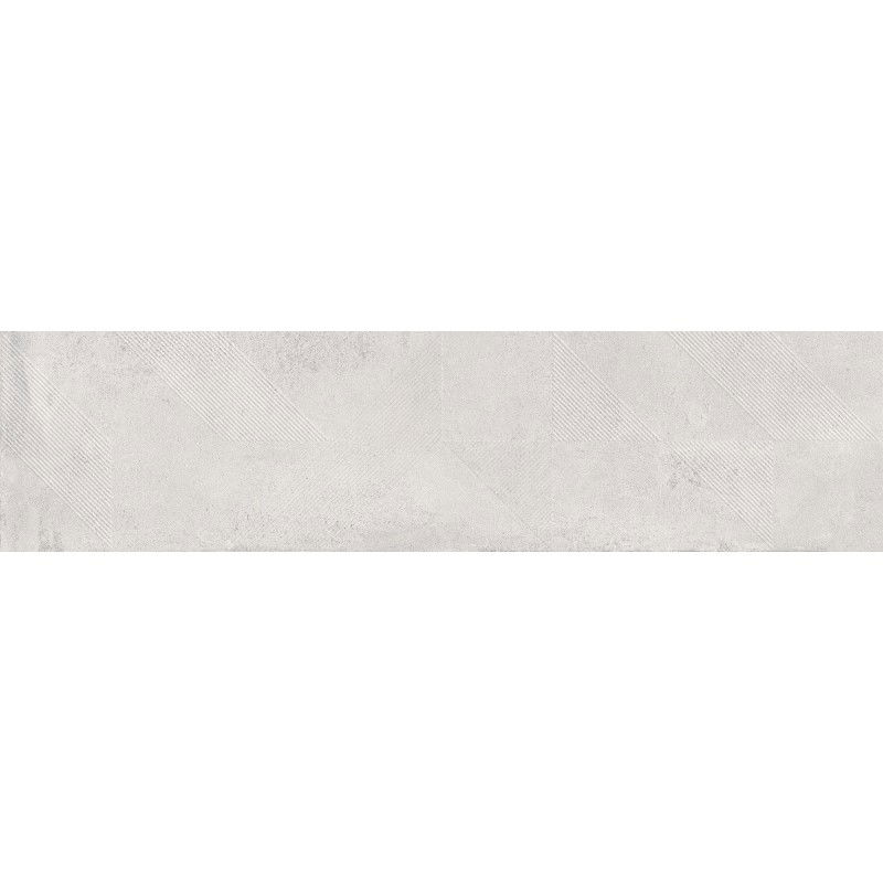 Mexen Lassa Spiga Bianco glazed rectified porcelain stoneware. G1, wall tile 120 x 30 cm, matte - TL705-120-030-52