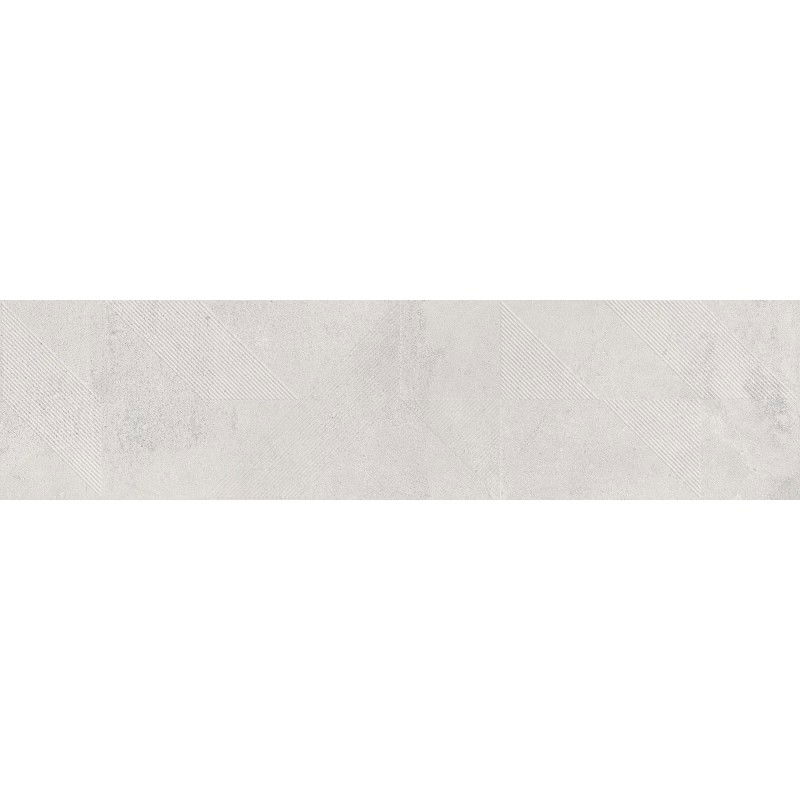 Mexen Lassa Spiga Bianco glazed porcelain rectified G1, floor-wall tile 120 x 30 cm, matte - TL705-120-030-52