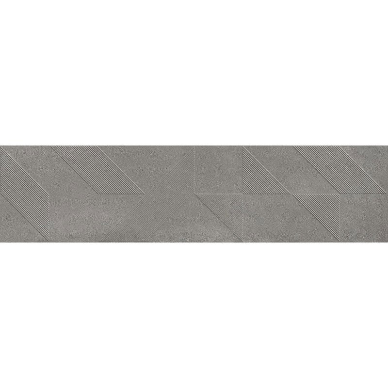 Mexen Lassa Spiga Steel glazed porcelain rectified tile G1, wall tile 120 x 30 cm, matte - TL705-120-030-53