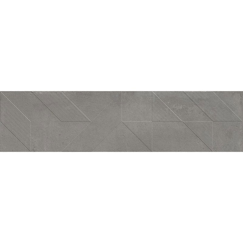 Mexen Lassa Spiga Steel glazed rectified stoneware floor-wall tile 120 x 30 cm, matte - TL705-120-030-53