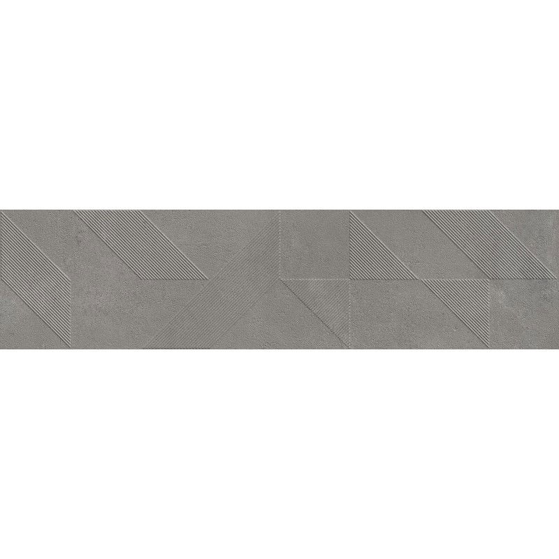Mexen Lassa Spiga Steel glazed rectified stoneware floor-wall tile 120 x 30 cm, matte - TL705-120-030-53