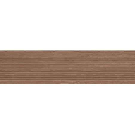 Mexen Prestige Wood Brown Glazed Porcelain Rectified Tile, Wood-like Wall Tile 120 x 30 cm, Matte - TL706-120-030-50