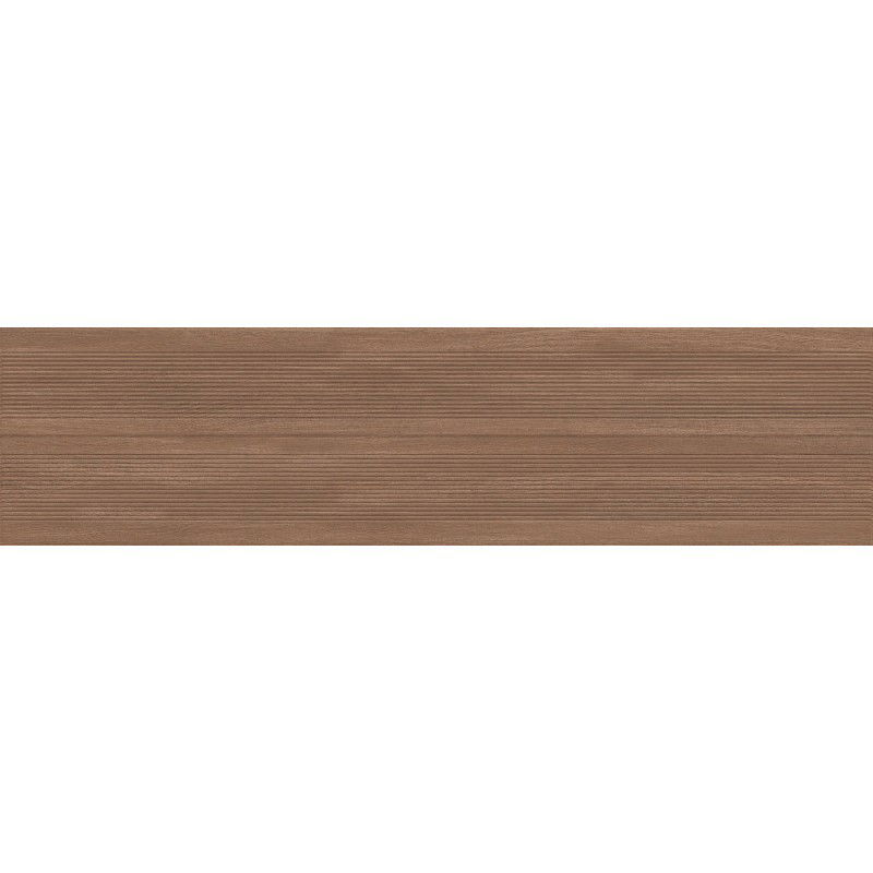 Mexen Prestige Wood Brown glazed rectified G1 gres, wood-like floor-wall tile 120 x 30 cm, matte - TL706-120-030-50