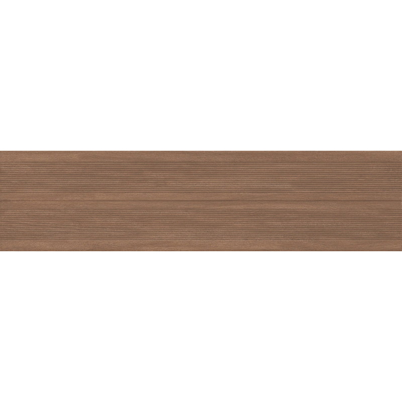Mexen Prestige Wood Brown Glazed Rectified Gres, Wood-like Wall Tile 120 x 30 cm, Matte - TL706-120-030-50