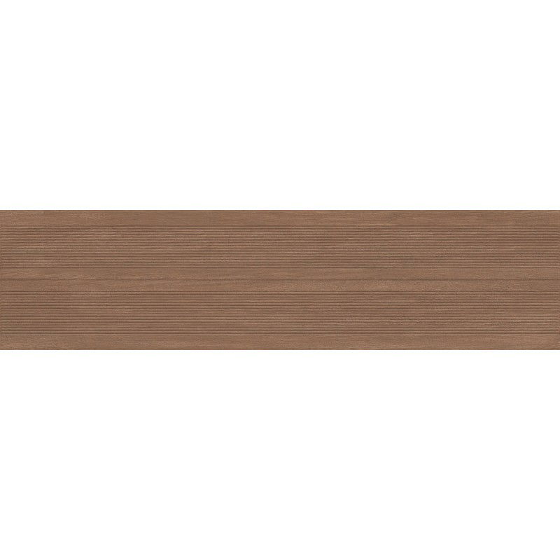 Mexen Prestige Wood Brown glazed rectified G1 gres, wood-like floor-wall tile 120 x 30 cm, matte - TL706-120-030-50