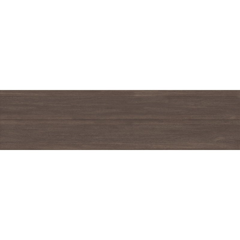 Mexen Prestige Wood Glazed Rectified Coffee Porcelain Tile Gres G1, Wood-Like Wall Tile 120 x 30 cm, Matte - TL706-120-030-51