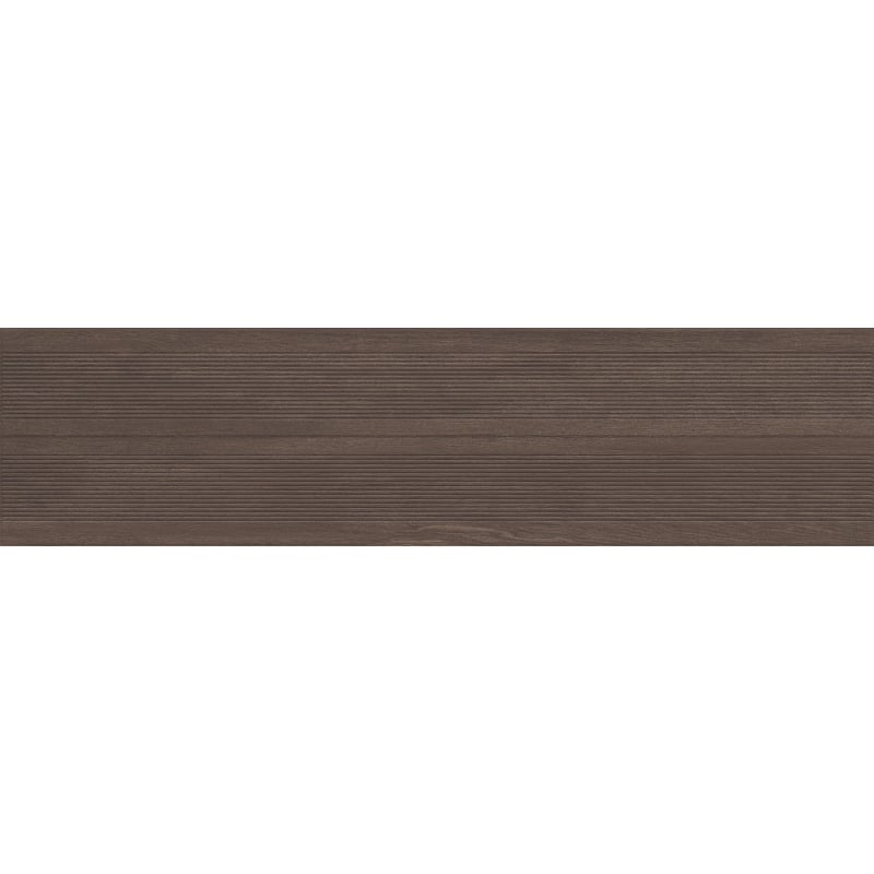Mexen Prestige Wood Glazed Rectified Coffee Porcelain Tile Gres G1, Wood-Like Wall Tile 120 x 30 cm, Matte - TL706-120-030-51