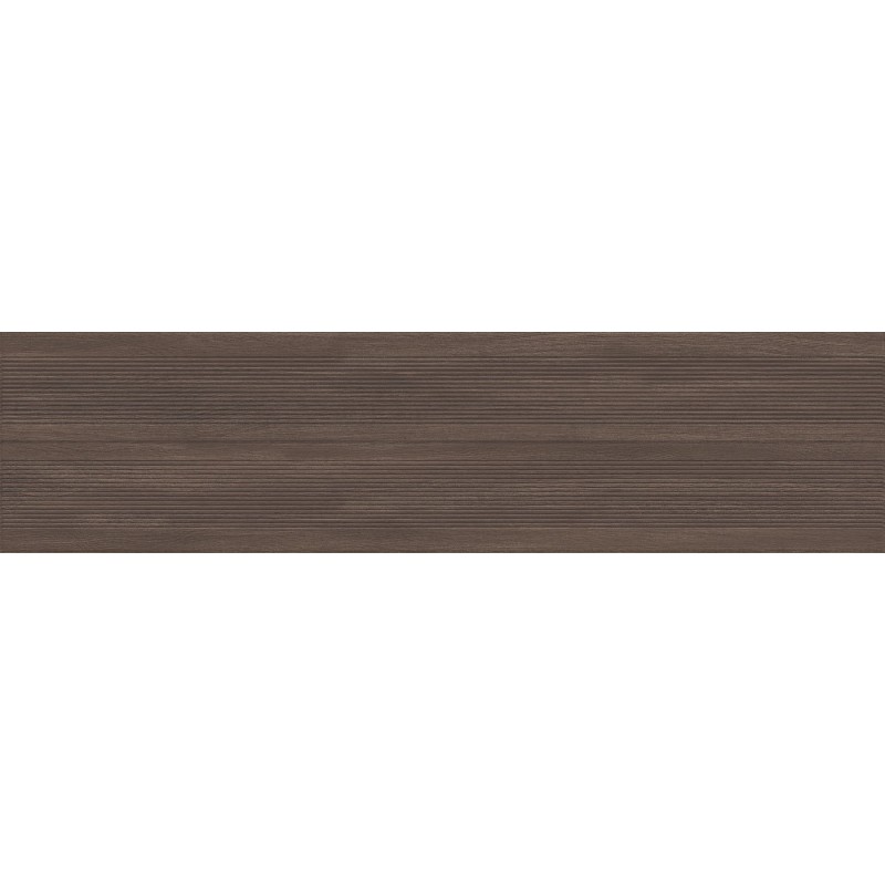 Mexen Prestige Wood Coffee glazed rectified G1, wood-like floor-wall tile 120 x 30 cm, matte - TL706-120-030-51