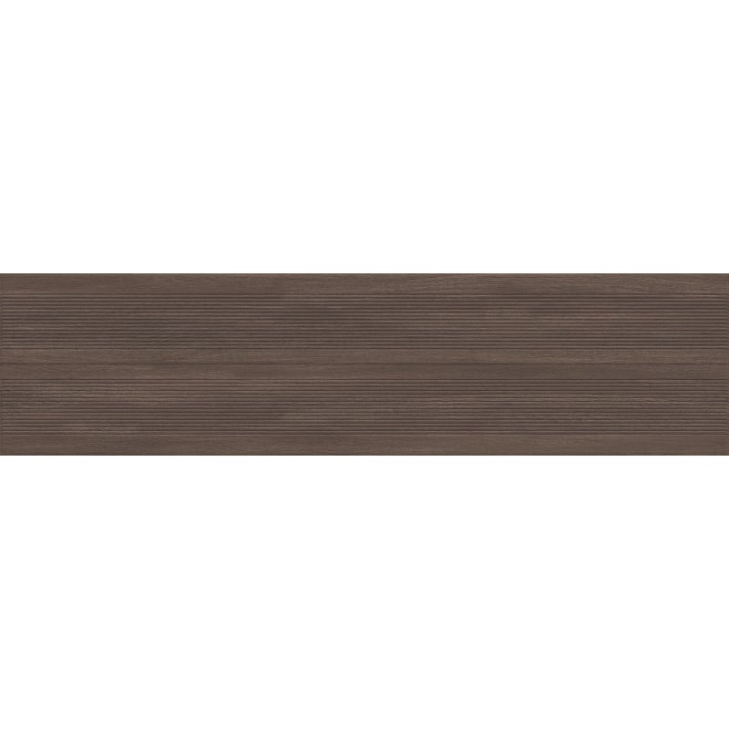 Mexen Prestige Wood Glazed Rectified Coffee Porcelain Tile Gres G1, Wood-Like Wall Tile 120 x 30 cm, Matte - TL706-120-030-51