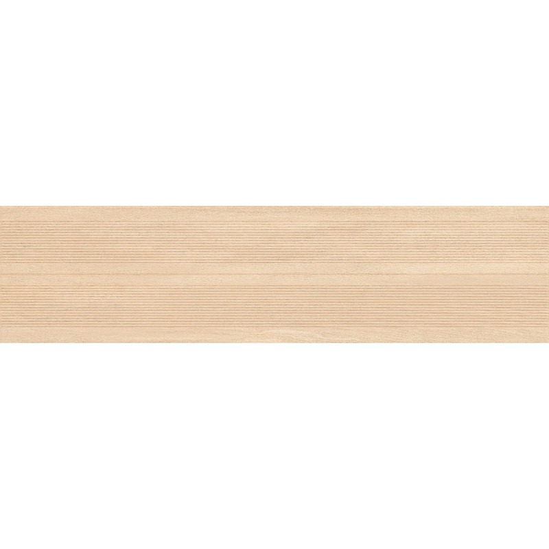 Mexen Prestige Wood Rectified glazed gres cream, wood-like wall tile 120 x 30 cm, matte - TL706-120-030-52