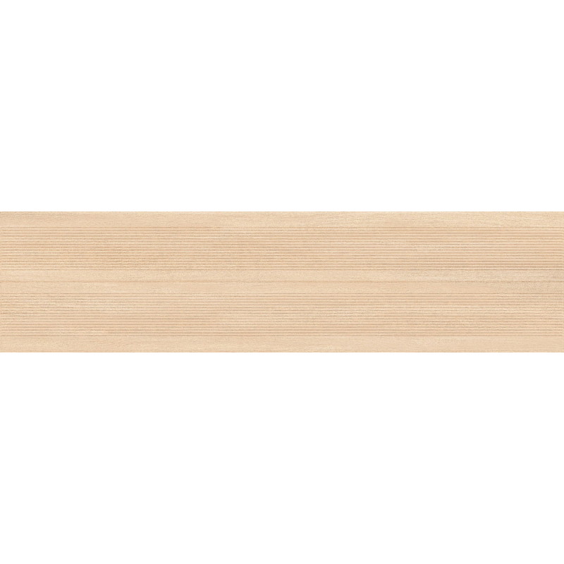 Mexen Prestige Wood Rectified glazed gres cream, wood-like wall tile 120 x 30 cm, matte - TL706-120-030-52