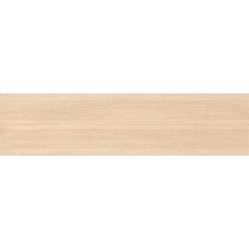 Mexen Prestige Wood Rectified glazed gres cream, wood-like wall tile 120 x 30 cm, matte - TL706-120-030-52