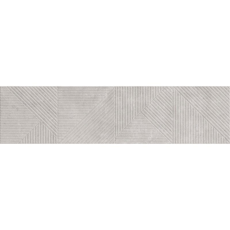 Mexen Magnifica Avenue Gris glazed rectified stoneware tile, wall tile 120 x 30 cm, matte - TL707-120-030-50
