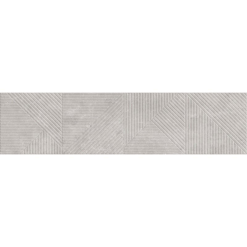 Mexen Magnifica Avenue Gris glazed rectified gres tile, floor-wall tile 120 x 30 cm, matte - TL707-120-030-50