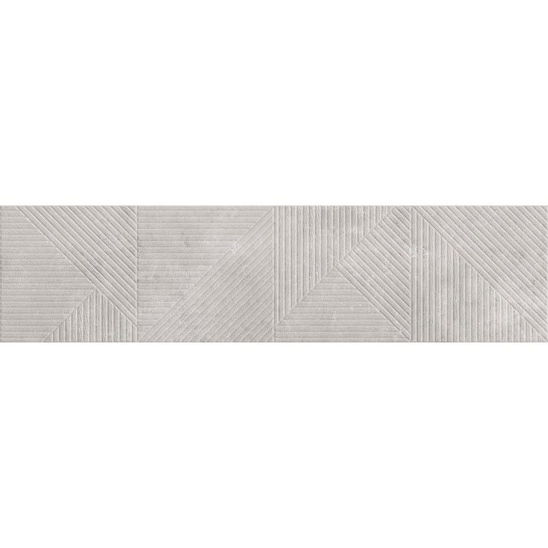 Mexen Magnifica Avenue Gris glazed rectified gres tile, floor-wall tile 120 x 30 cm, matte - TL707-120-030-50