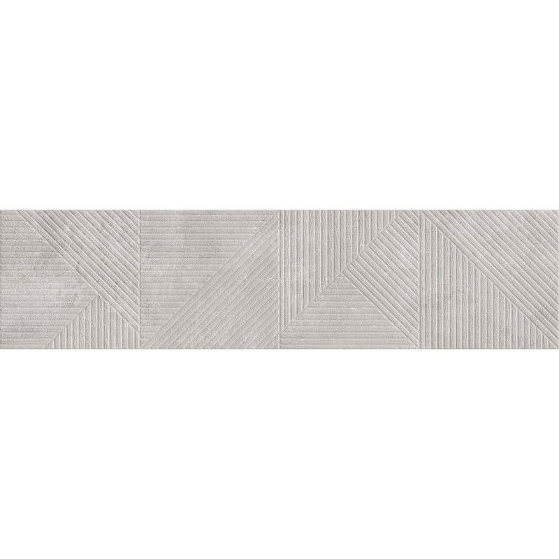 Mexen Magnifica Avenue Gris glazed rectified gres tile, floor-wall tile 120 x 30 cm, matte - TL707-120-030-50