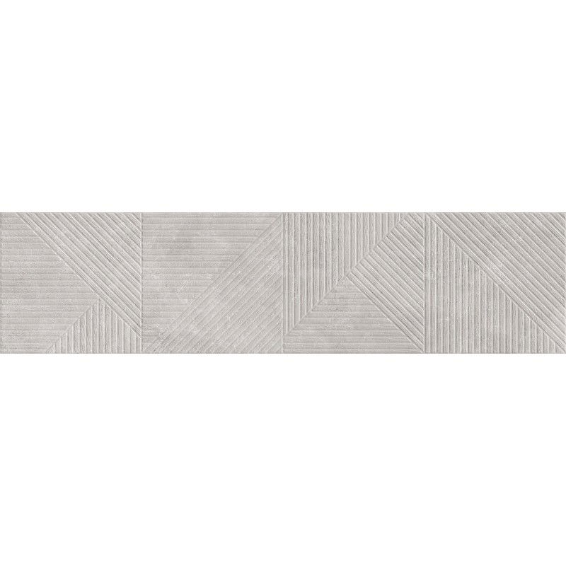 Mexen Magnifica Avenue Gris glazed rectified gres tile, floor-wall tile 120 x 30 cm, matte - TL707-120-030-50