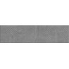 Mexen Magnifica Avenue Nero glazed porcelain tile, rectified wall tile 120 x 30 cm, matte - TL707-120-030-51