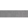 Mexen Magnifica Avenue Nero glazed porcelain tile, rectified wall tile 120 x 30 cm, matte - TL707-120-030-51